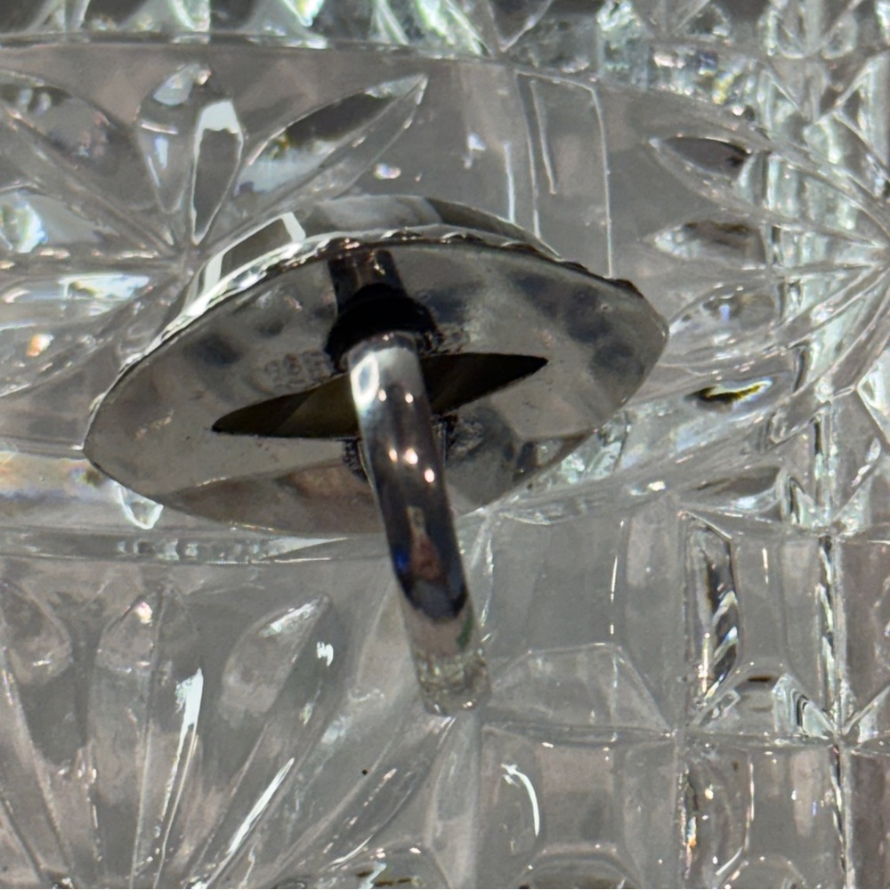 “Storm Whisper” Botswana Agate Statement Ring In … - image 3